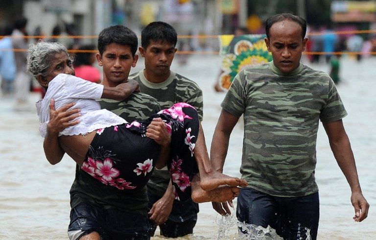 500,000 flee homes as Sri Lanka flood misery worsens