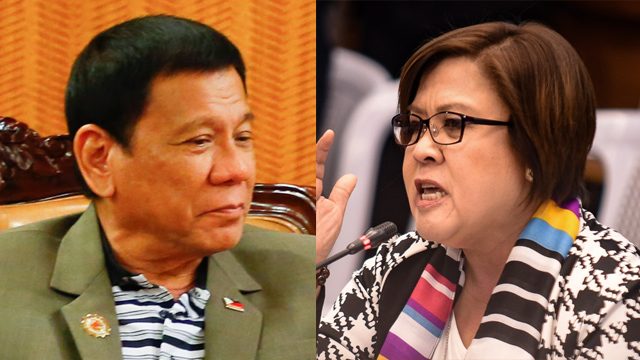 De Lima slams ‘pathetic’ Duterte over P1,000 CHR budget