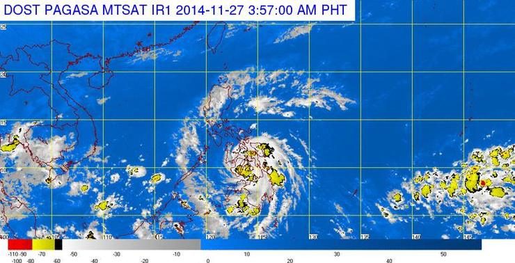 Tropical depression Queenie crosses south Visayas