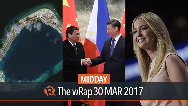 Philippines & China, impeachment complaint, Ivanka Trump | Midday wRap