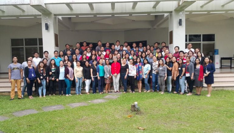 DOCTORS. The 83 strong-willed members of the Doctors to the Barrios (DTTB) batch HIMAGSIK. Photo courtesy of Dr. Christian James Nazareth  
