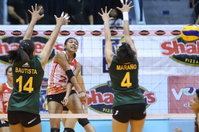 Valdez shines as PLDT draws first blood in Shakey’s V-League finals