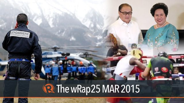 Germanwings crash, Miriam for MVP, Mayweather sparring | The wRap
