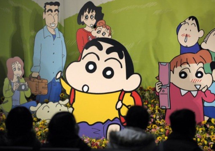TOO VULGAR? Japanese anime character Crayon Shin-chan who regularly displays his naked buttocks will be censored in Indonesia after regulators criticized it as ‘somewhat pornographic’.’ Photo by Thoshifumi Kitamura/AFP