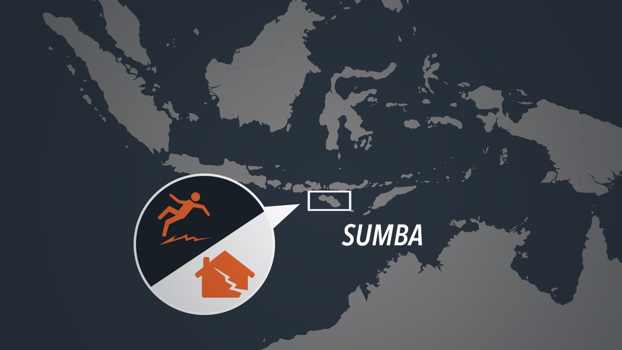 Twin earthquakes send residents fleeing on Indonesia’s Sumba
