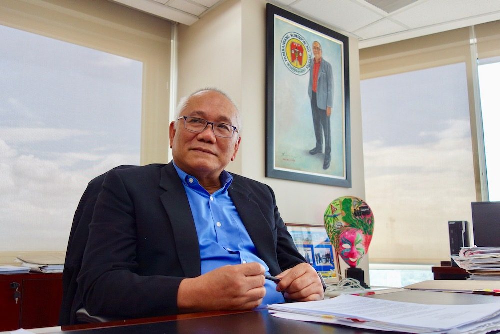 CLEANER PNP. Napolcom Vice Chairman Rogelio Casurao at his office in Quezon City. Photo by Rambo Talabong/Rappler 