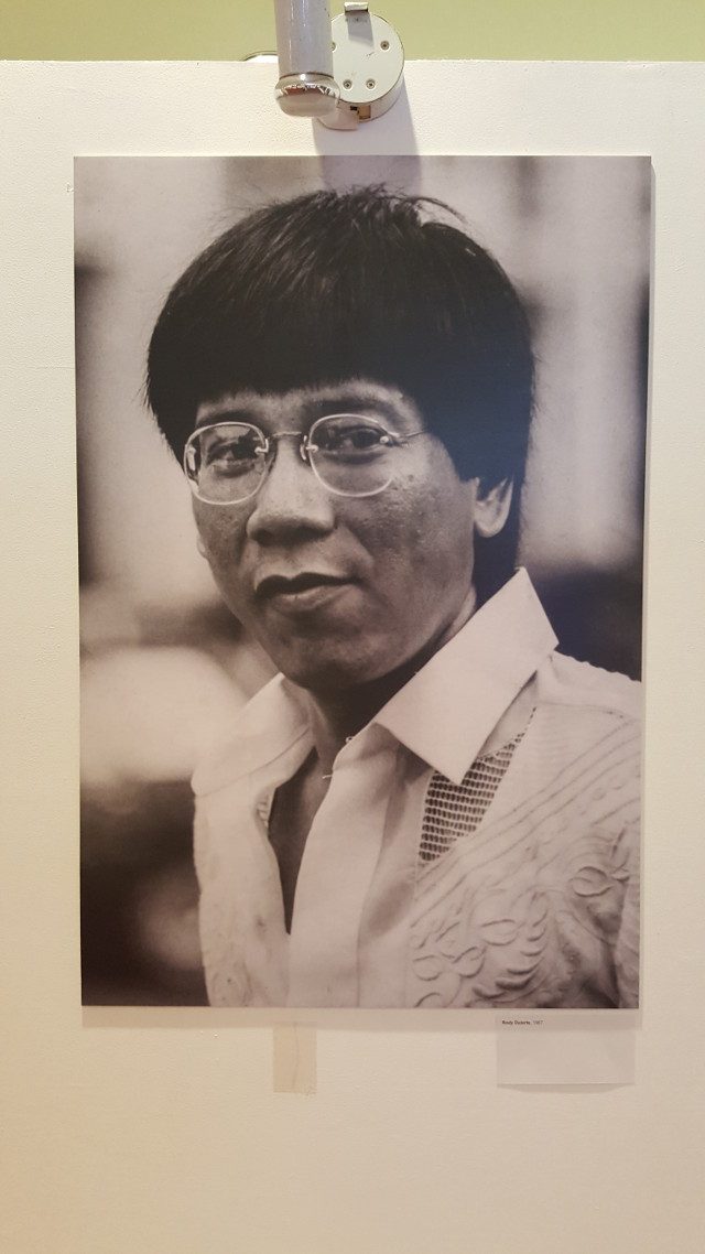 FAVORITE PHOTO. This is a photo of Duterte in 1987. Photo by Pia Ranada/Rappler  