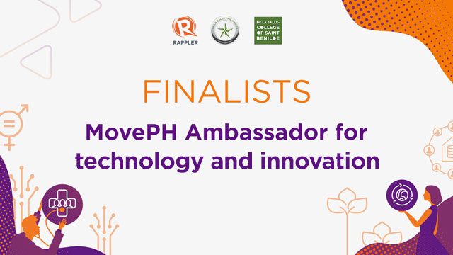 Meet the finalists for 2019 MovePH Ambassador for technology and innovation
