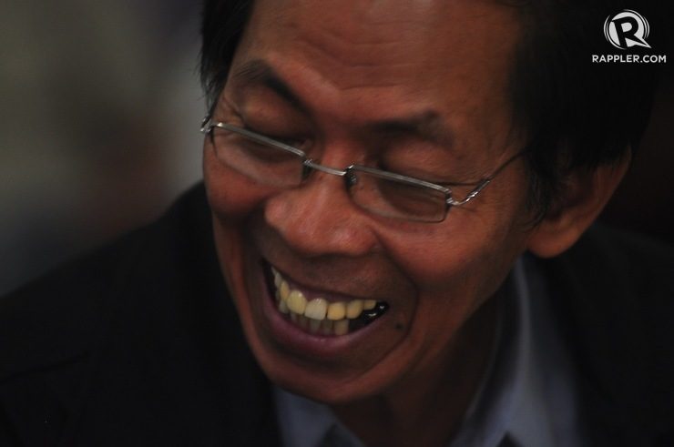 THEY CALLED HIM BUTCHER. Jovito Palparan at the Department of Justice hearings in 2011, before he went into hiding. Photo by Geloy Concepcion. 