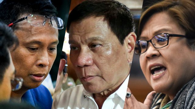 De Lima: Convicted cop who testified against me is Duterte kin