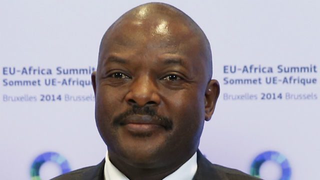 Burundi leader makes first appearance since coup bid