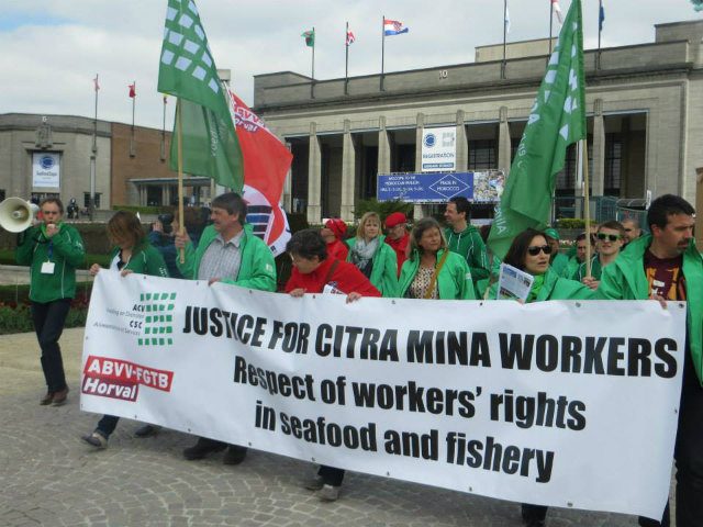 European trade unions protest fish products from PH’s Citra Mina