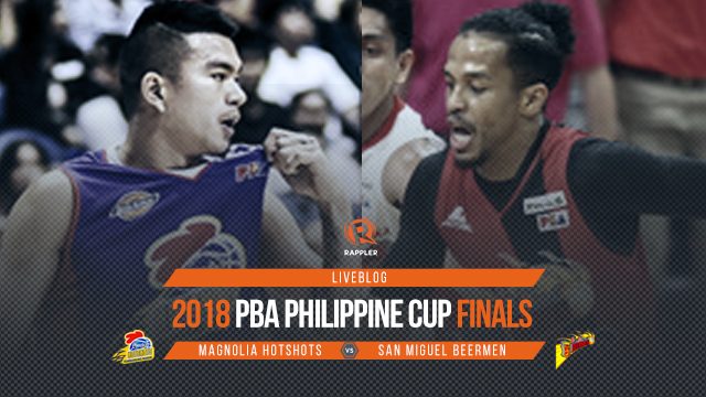 HIGHLIGHTS: 2018 PBA Finals Game 1 – Magnolia Hotshots vs San Miguel Beermen