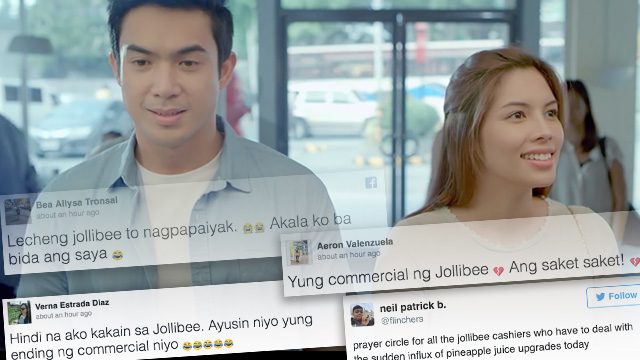 Bida ang sawi: Netizens react to Jollibee Valentine’s ads