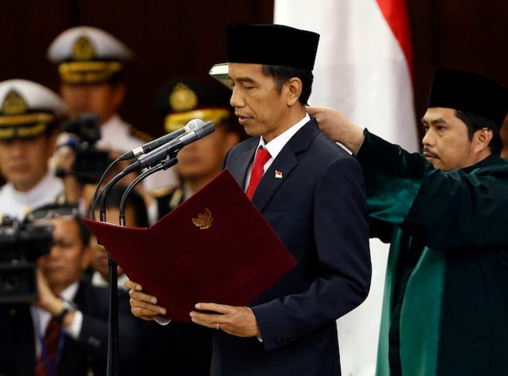 Melihat pelantikan Jokowi dari sudut pasar