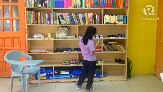 SUPPORT. A girl reads books during class breaks. CRIBS Foundation has been running the 'New Beginnings' program for sexually abused girls since 1986 