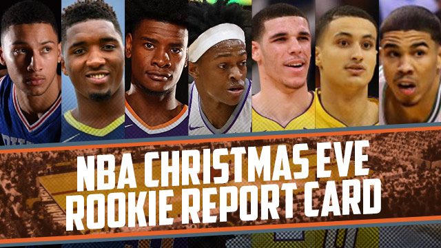 NBA Christmas Eve Rookie Report Card: Lonzo balls out, Simmons stays put