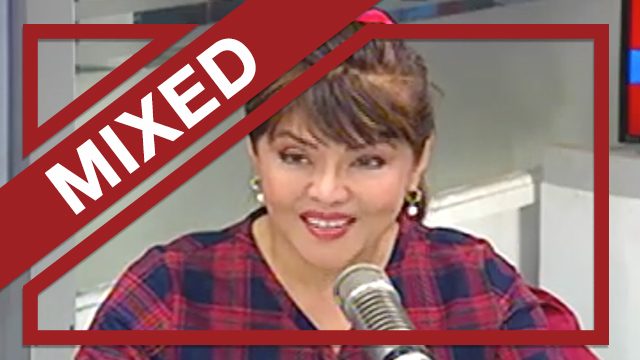 MISLEADING: Imee Marcos ‘was a minor’ during Martial Law