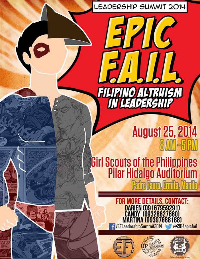 UP Sandigan presents: EPIC F.A.I.L. – Filipino Altruism In Leadership