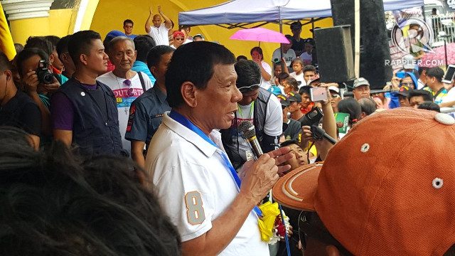 Duterte: Archie Po is owner of my campaign planes