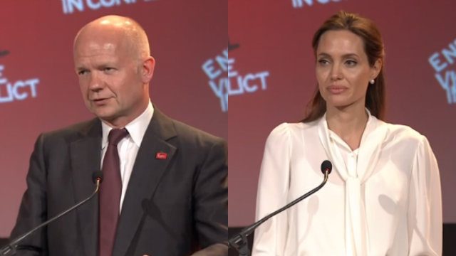 Jolie and Hague launch International Protocol for sexual violence