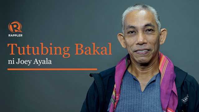 PANOORIN: Pag-awit ni Joey Ayala ng ‘Tutubing Bakal’