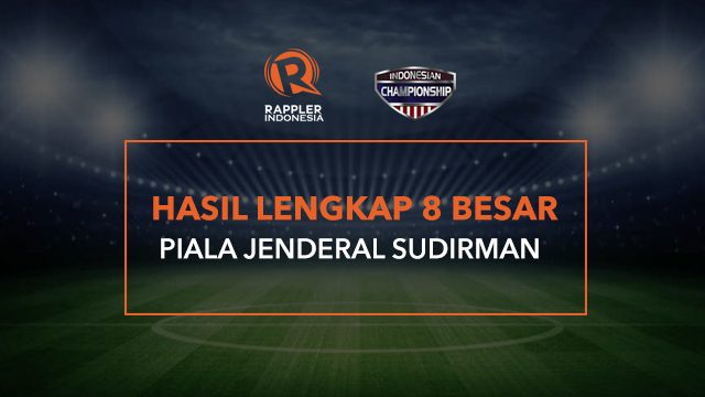 Hasil lengkap babak 8 besar Piala Jenderal Sudirman