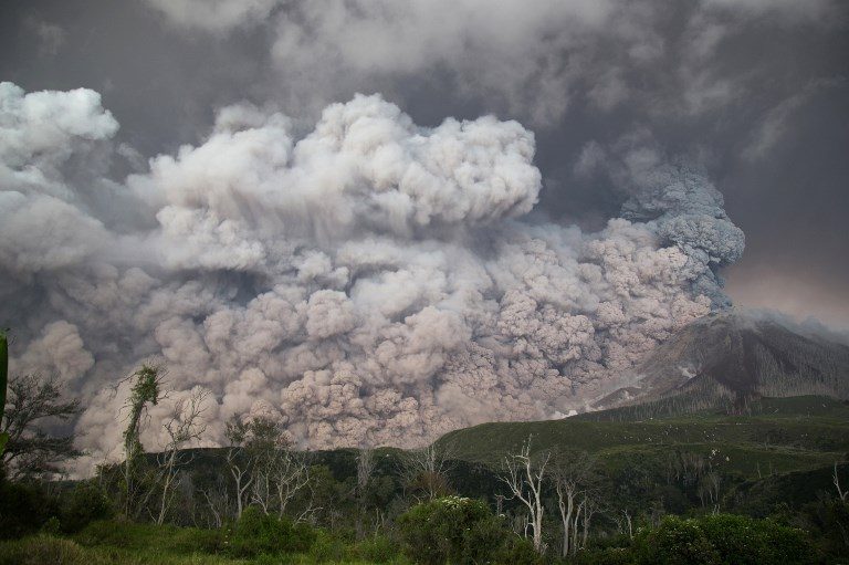 Indonesia’s Mount Sinabung spews massive smoke-and-ash column