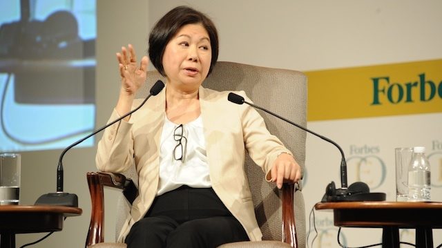 GROWTH. In 2014’s Forbes Global CEO Conference held in Singapore, Teresita Sy-Coson talked about “profit from tomorrow’s growth.”   