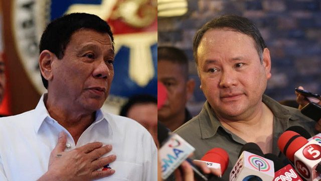 Duterte, Gibo Teodoro hold closed-door meeting in Malacañang