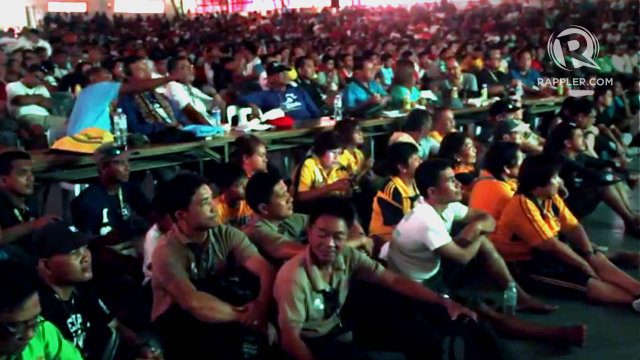 VLOG: Palaro athletes, officials watch Pacquiao vs Mayweather