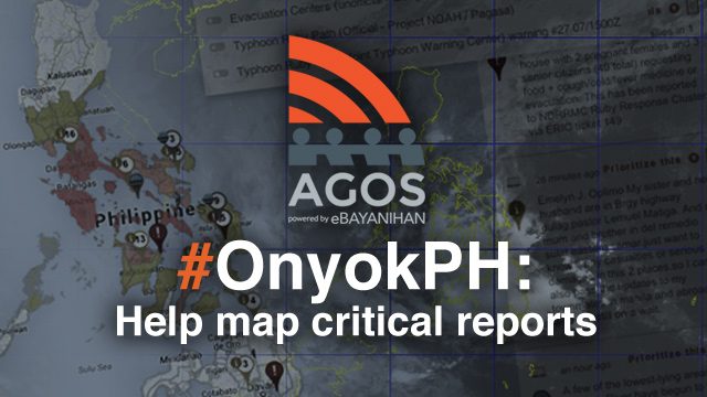 #OnyokPH: Help map critical reports