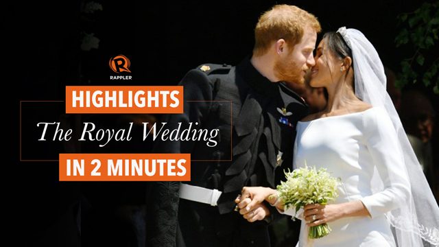 WATCH: The Prince Harry-Meghan Markle royal wedding, in 2 minutes