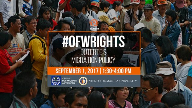 #OFWRights: Duterte’s migration policy