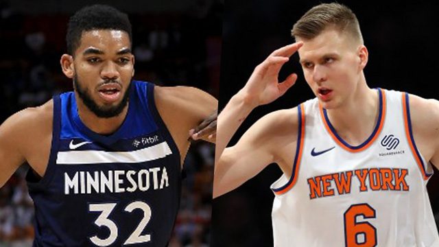 Towns, Porzingis added to all-star game