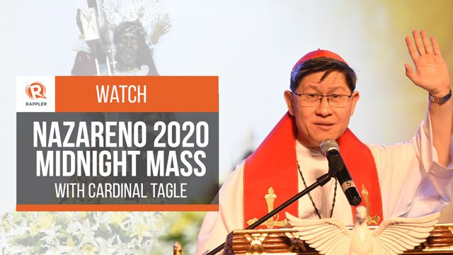 WATCH: Midnight Mass with Cardinal Tagle for Nazareno 2020