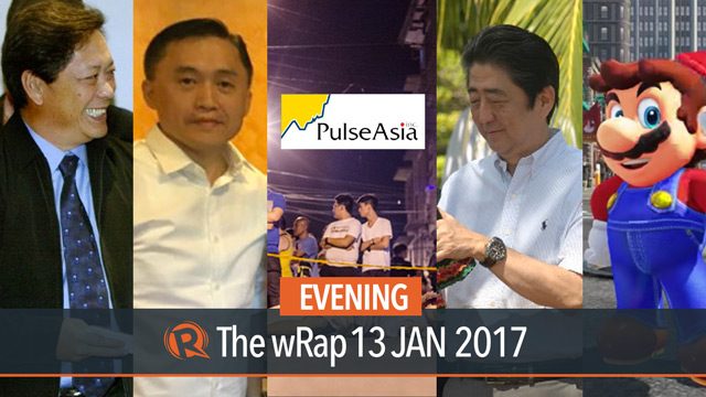 Pulse Asia survey, Abe, Super Mario | Evening wRap