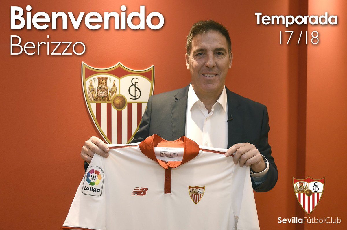 Eduardo Berizzo ditunjuk sebagai manajer Sevilla. Foto dari Twitter/@SevillaFC 