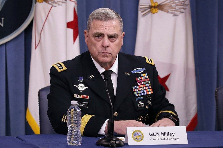 Trump chooses army general to lead Joint Chiefs of Staff