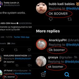 How to shut down a mature adult who’s behaving badly? ‘Ok boomer’