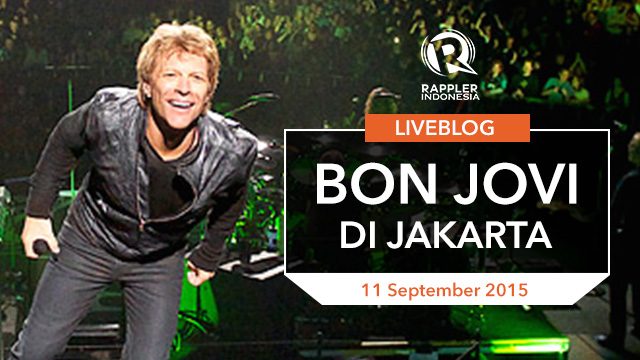 LIVE BLOG: Konser Bon Jovi di Jakarta