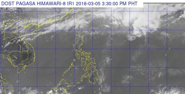 Cloudy Sunday over extreme Northern Luzon