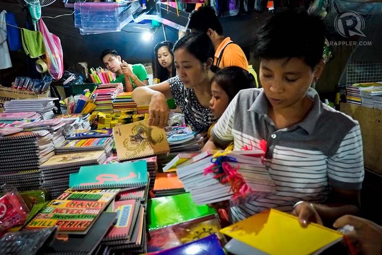 Back-to-school shopping with half-a-peso in Divisoria