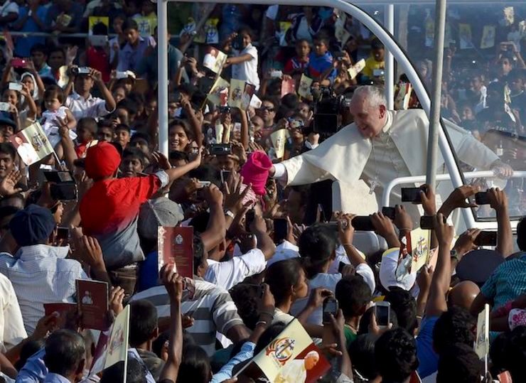 Pope leads joyous million-strong mass in Sri Lanka