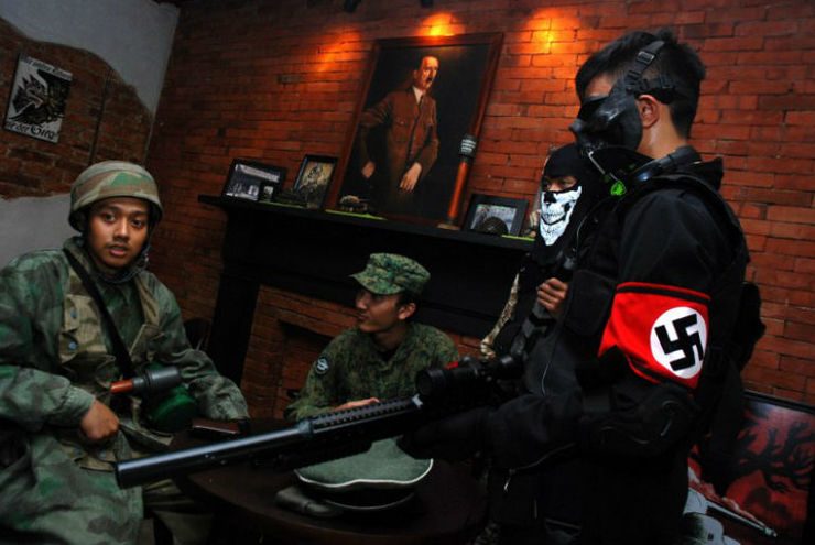 Controversial Nazi-themed Indonesian cafe reopens