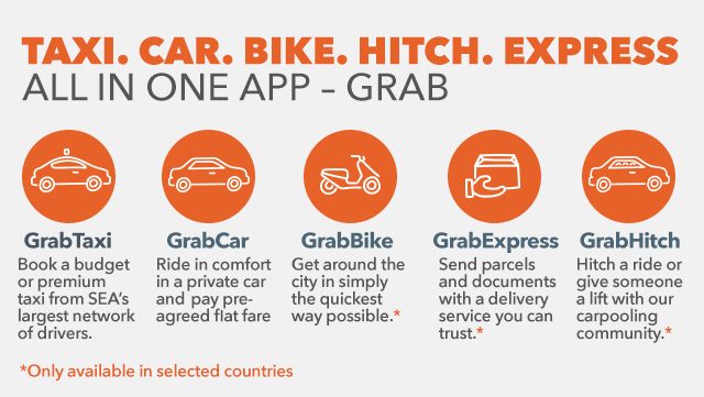 MORE THAN JUST CABS. Aside from GrabShare, here are other services from Southeast Asia's leading ride-hailing app. Data from Grab  