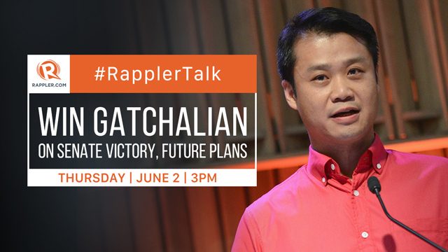 Rappler Talk: Win Gatchalian on Senate victory, future plans