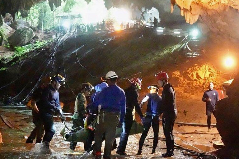 Thai boys were sedated, stretchered from cave in dramatic rescue