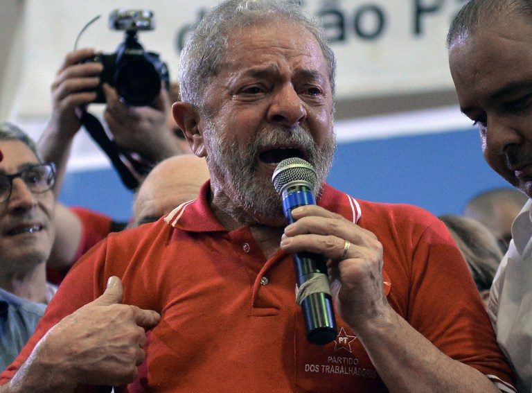 Brazil’s ex-president Lula defiant after detention
