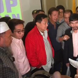 WATCH: Manny Pacquiao takes oath as PDP-Laban